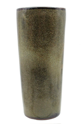 Harding Black 1962 San Antonio Texas Studio Pottery Green Vase Tumbler 7 1/4 