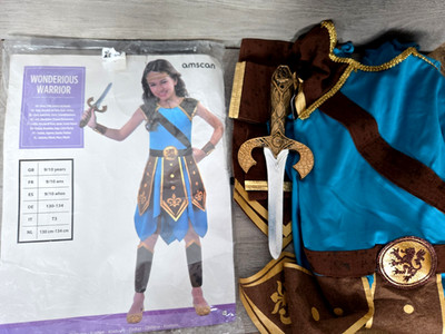 Amscan Girl Kids Wundervolle Kriegerin 9-10 Jahre Ancient World Book Day Party