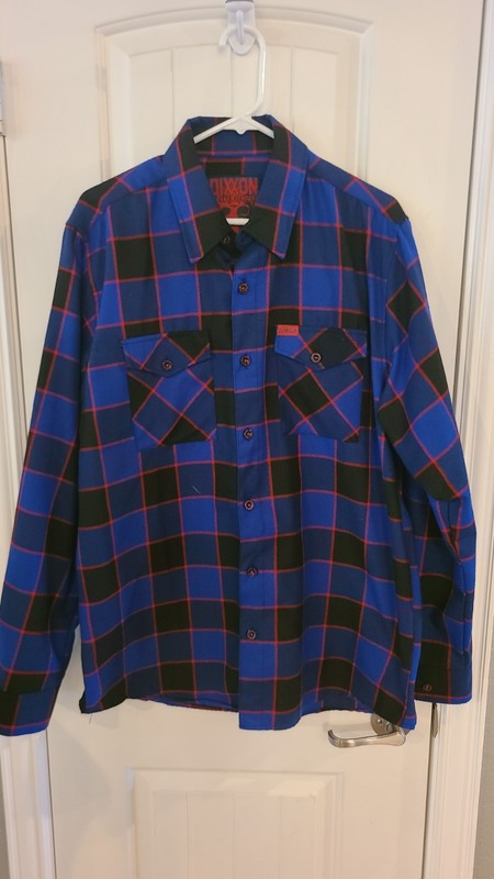 Dixxon Flannel Co "The Voorhees" Mens Flannel Button Down Shirt Size L