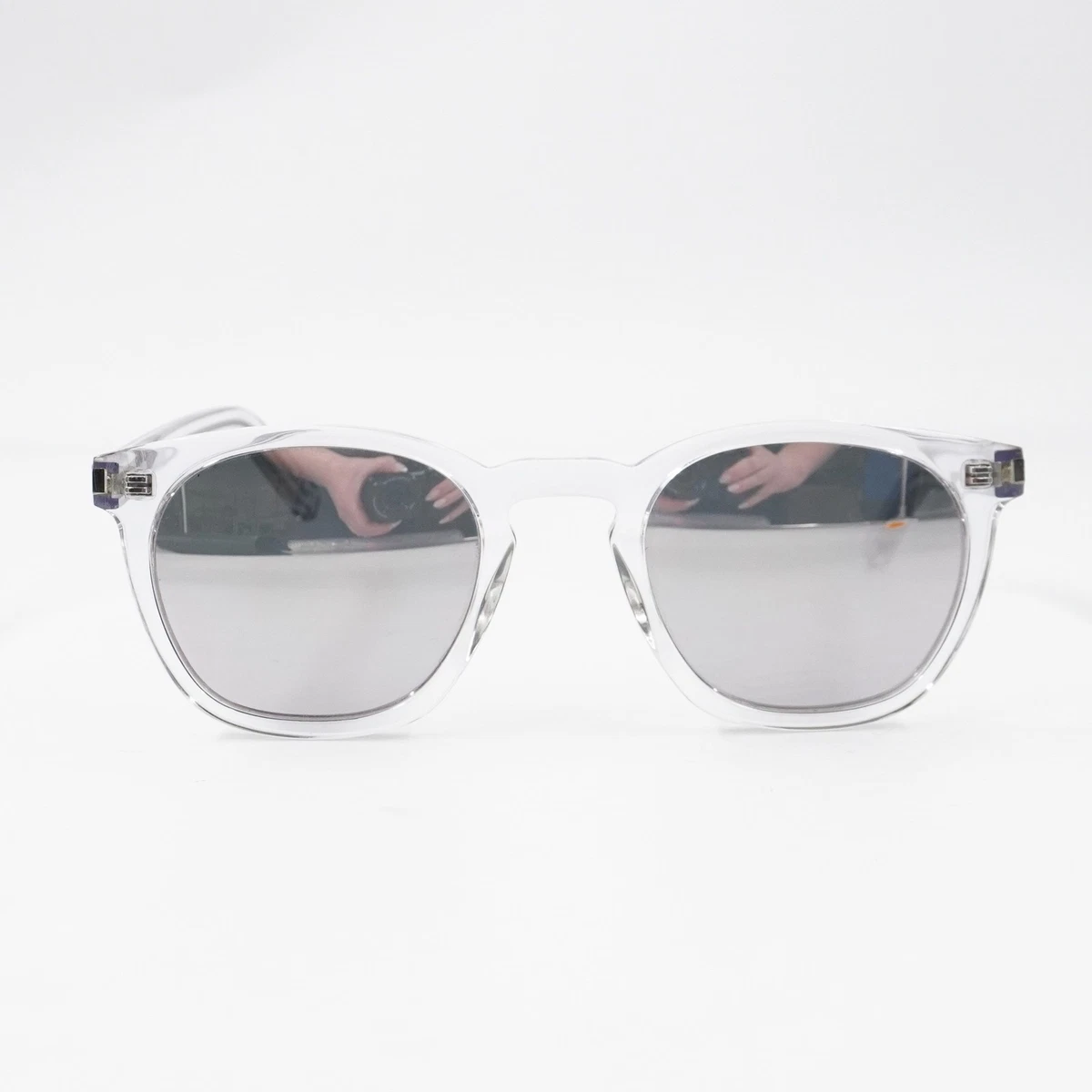 Saint Laurent Silver Silver Sunglasses for Men for sale | eBay display picture 1