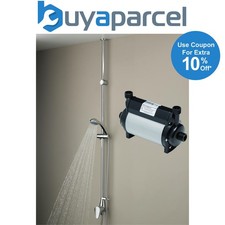 Bristan JUTE Thermostatic Ceiling Fed Surface Mounted Mixer Shower Valve + Pump