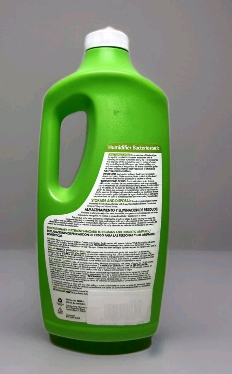 BestAir BT Humidifier Bacteriostatic Water Treatment 32 fl oz - Green