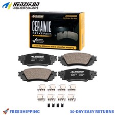 Premium Rear Ceramic Brake Pads for 2021 TOYOTA RAV4 2021 - 2022 VENZA 2.5L