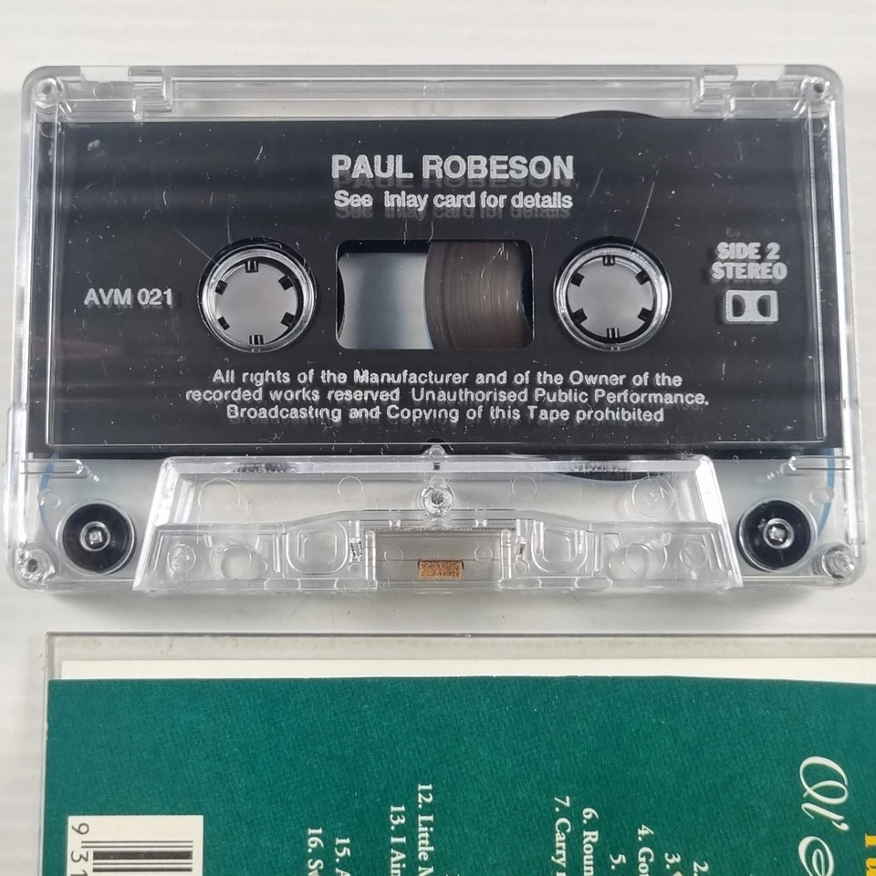 Paul Robeson – Ol' Man River (Cassette Tape, 1970s) Audio Archive - Image 3 of 3