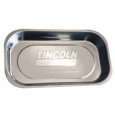 Lincoln Industrial 3602 Magnetic Tool Tray, Stainless Steel, Silver, 8 13/16 In