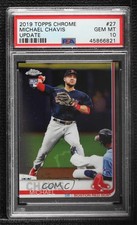 2019 Topps Chrome Update Target Michael Chavis #27 PSA 10 GEM MT 8d2
