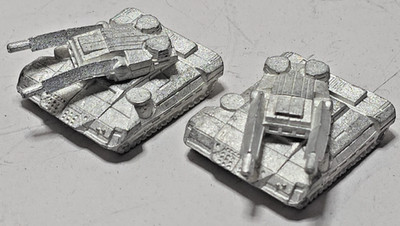 2 Ral Partha 1998 Metal BattleTech Vehicle Behemoth Heavy Tanks & Bonus Pieces