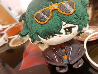 Anime Zenless Zone Zero Lighter 12cm Plush Doll Stuffed Keychain Pendant Toy