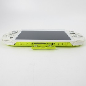 【Excellent】Sony PS Vita PCH-2000 Lime Green / White Wi-Fi Model Console #Arr0316