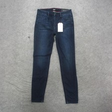 Cello Skinny Jeans 8/9 Blue Dark Wash Slim Skinny Leg Stretch Denim Pants