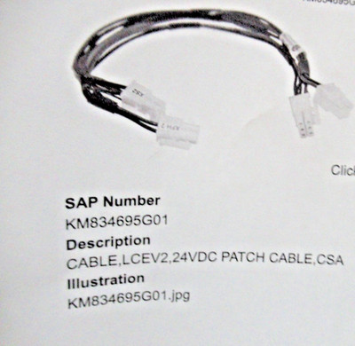 Kone elevator CABLE,LCEV2,24VDC PATCH CABLE CSA # KM834695G01