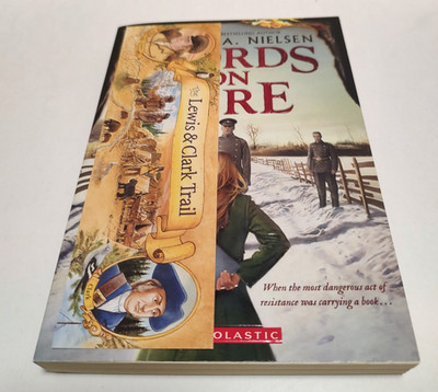 Words On Fire by Jennifer A. Nielsen Paperback Suspense Danger Adventure