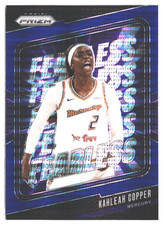 2024 Panini Prizm WNBA #5 Kahleah Copper Fearless Prizms Blue Pulsar #/199 GC015