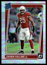 Zaven Collins 2021 Donruss Optic #265 Cardinals Insert ? SEE SCAN! FREE SHIPPING