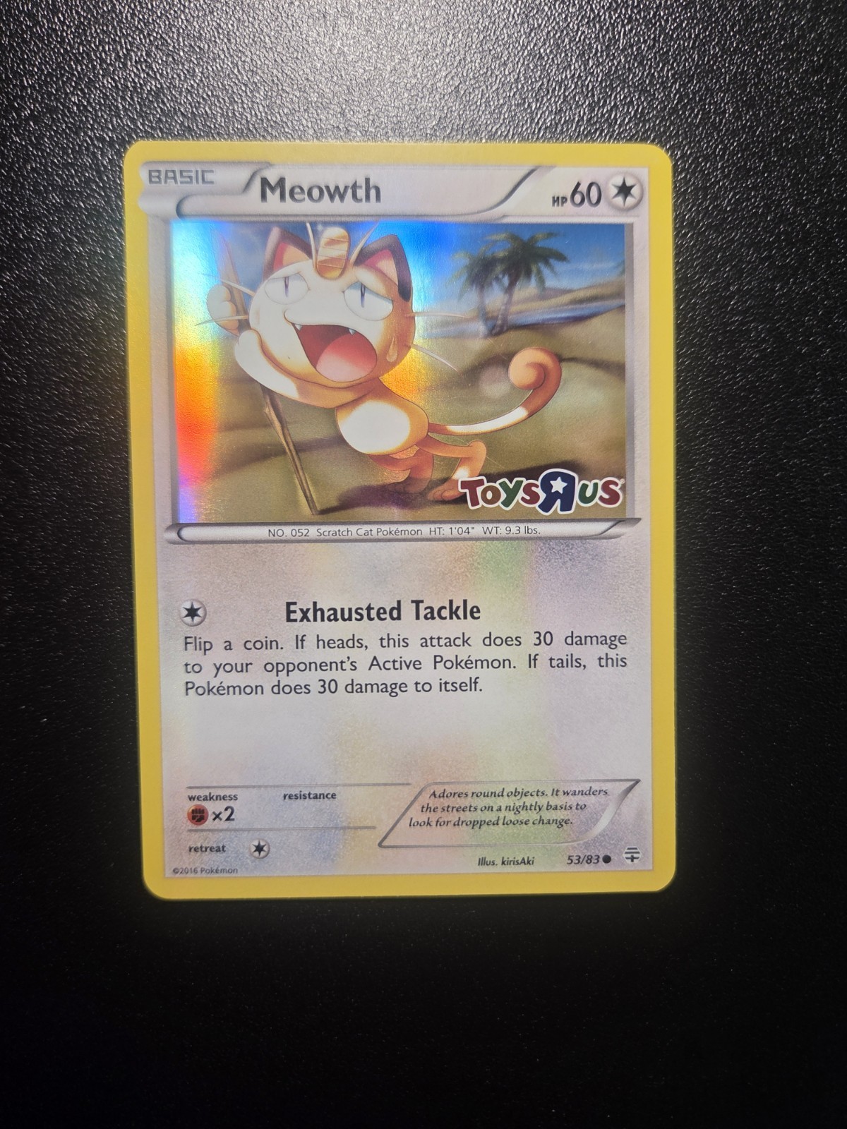 Meowth - (Toys R Us Promo) 053/083 Miscellaneous Cards & Products Holo - NM