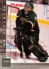 Marty Turco 2001-02 Be a Player Memorabilia #151 Dallas Stars Hockey