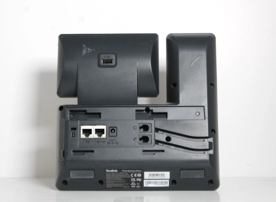 Lot of 10 Yealink T53W IP Office Phones w/ Handsets & Stands - Image 4 of 4