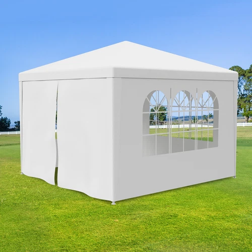 10' 20' 30' White Outdoor Wedding Party Tent Patio Gazebo Canopy with Side Wall - Picture 8 of 40
