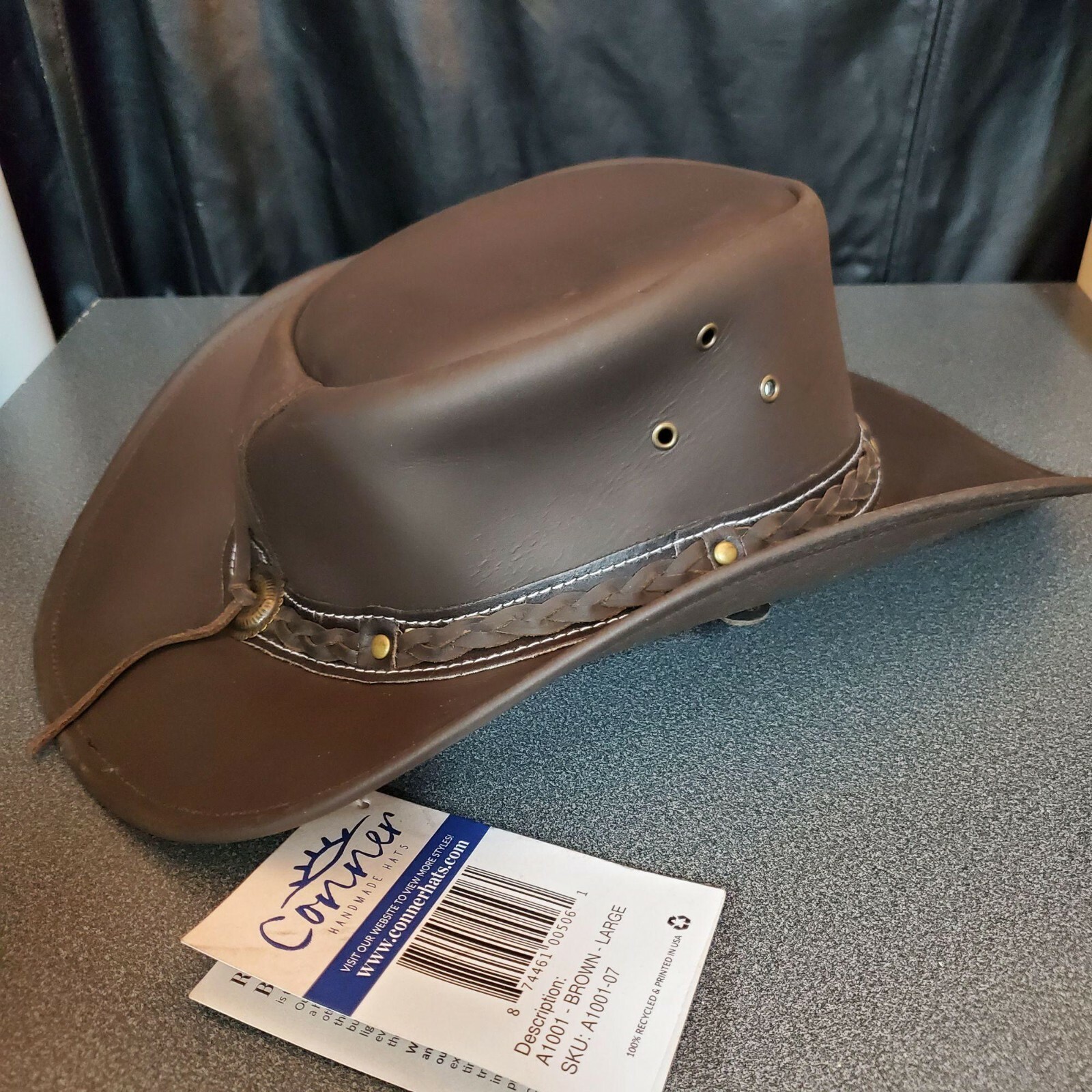 leather hats ebay