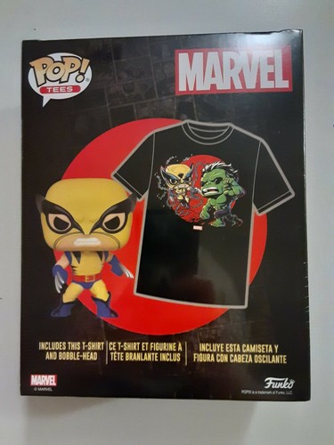 Funko Pop Tee Target Exclusive Marvel Wolverine/Hulk 2XL Shirt + Wolverine POP - Picture 3 of 5