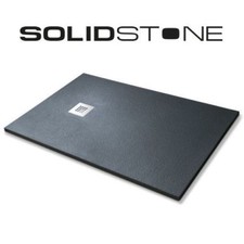 Piatto doccia in pietra SolidStone alto 2,8 cm - Grafite nero