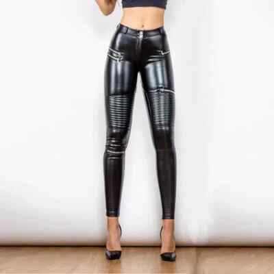 ウルフマン RATS LEATHER PANTS Mサイズ 極美品 Women's Mid-Rise Premium Cowhide Leather Pants #LP711K