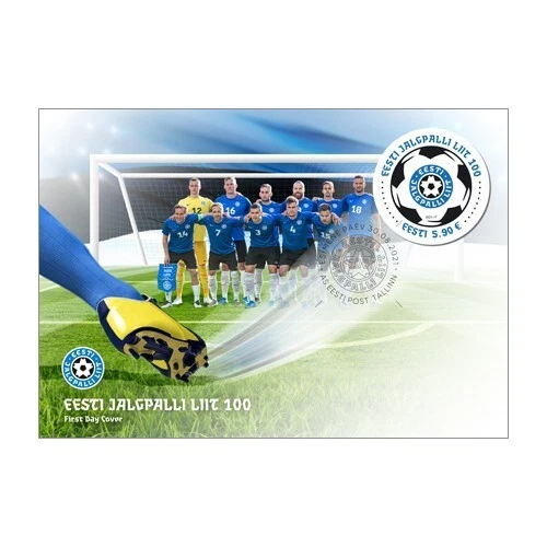 First day cover of ESTONIA 2021 - Estonian Football Federation 100