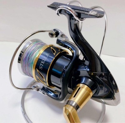 Moulinet Toupie Shimano Stella 4000 Occasion - Fabriqué Au Japon - Pêche Mer - Argenté