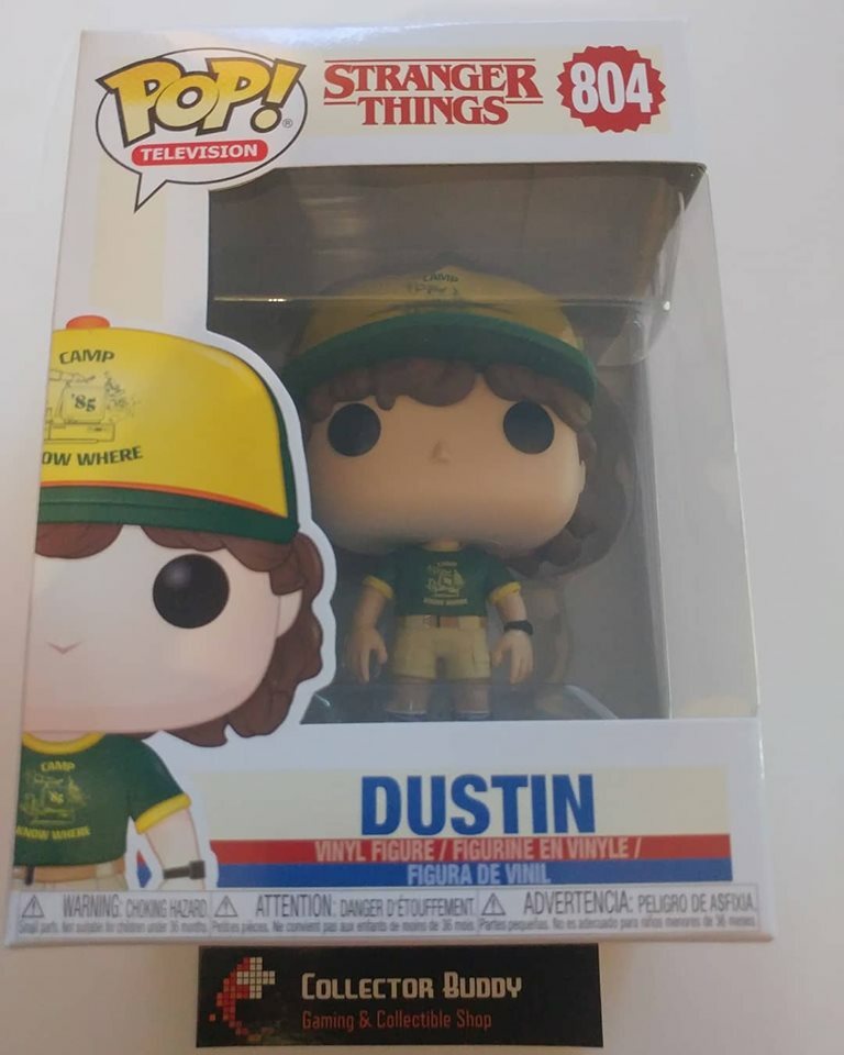 Funko Pop! Television 804 Stranger Things Dustin Pop Vinyl Figure
