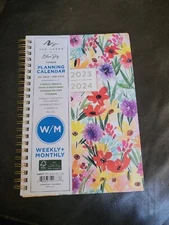 NEW YAO CHENG Blue Sky 2023-24 Weekly Monthly Planner, 8" x 6" planning calendar