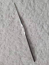 Vintage Used Hero Crochet Hook Made In England Size 13 Metal Silver
