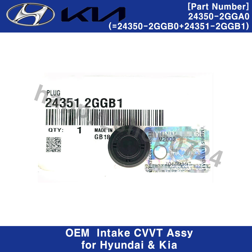 Genuine 243502GGA0 (=243502GGB0 + 243512GGB1) Intake CVVT Assy for