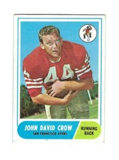 1968 Topps JOHN DAVID CROW San Francisco 49ers #87