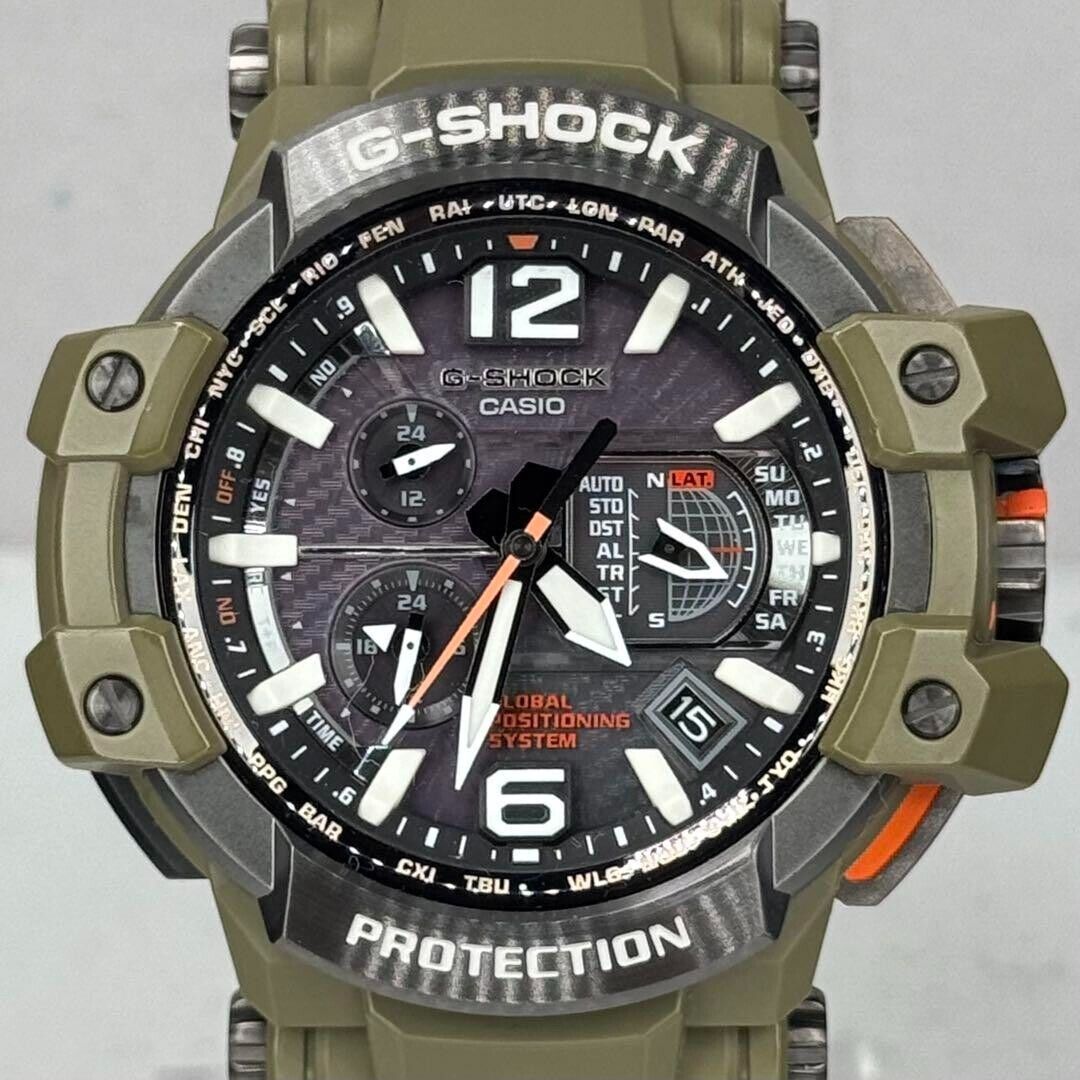 Casio G-shock Gpw-1000kh-3ajf GRAVITYMASTER Master in Olive Casio G-shock Gpw-1000kh-3ajf GRAVITYMASTER Master in Olive