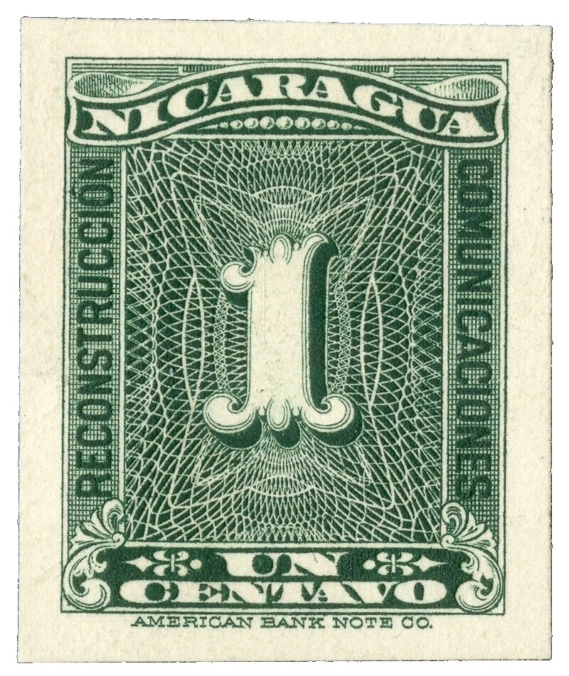 Prueba, ensayo Sellos de NICARAGUA