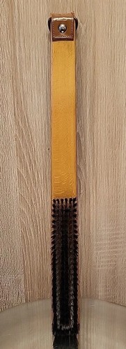 Mansol GB Ltd Leder Holz und reine Borsten Kaschmir Kleiderbürste 45 cm Länge