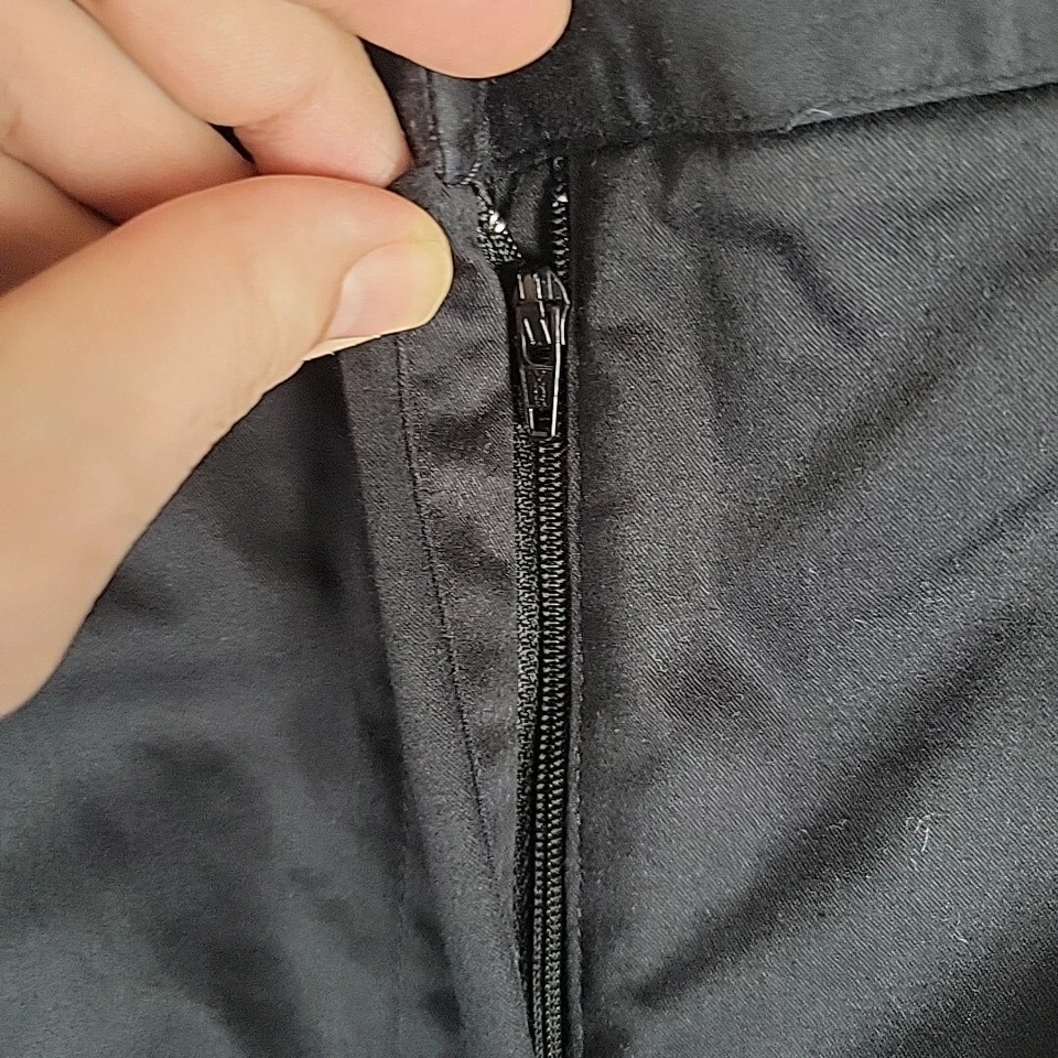 Pantalones para mujer Maggie Barnes 20W negros talla grande curvilíneos recortados al tobillo oficina Foto 4 de 4