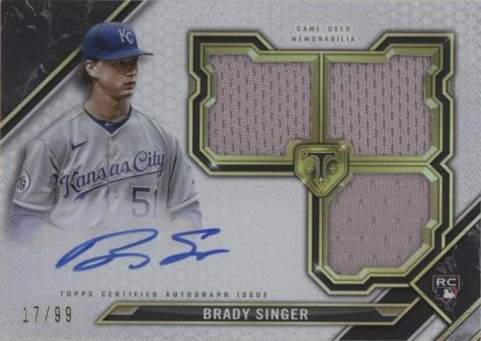 2021 Topps Triple Threads - Brady Singer #RFPAR-BS - 1 of 1