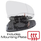 Wing Mirror Glass Fits Kia Sportage QL 2016-2022 Heated Aspherical Drivers Side