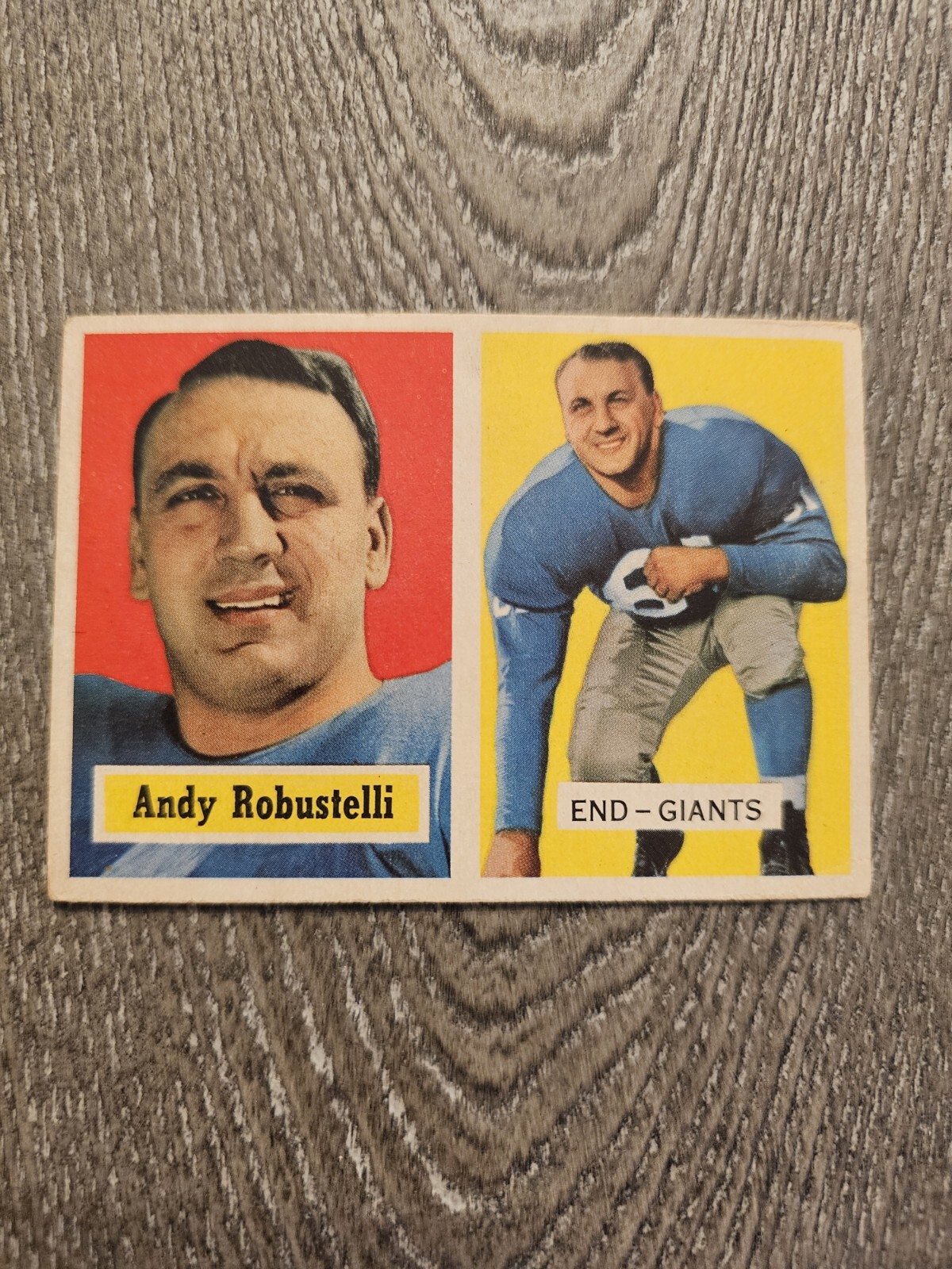 1957 Topps - #71 Andy Robustelli