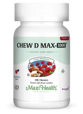 Maxi Health, Maxi Chew D Max 1000, 100 Chews