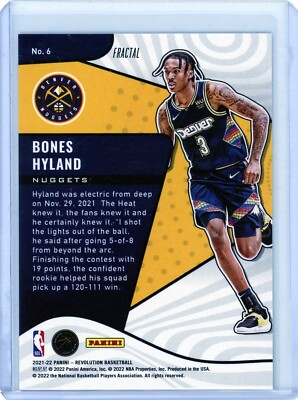 その他 2021 Bones Hyland Rookie Revolution NBA 2021-22 Panini Revolution Bones Hyland Rookie Revolution