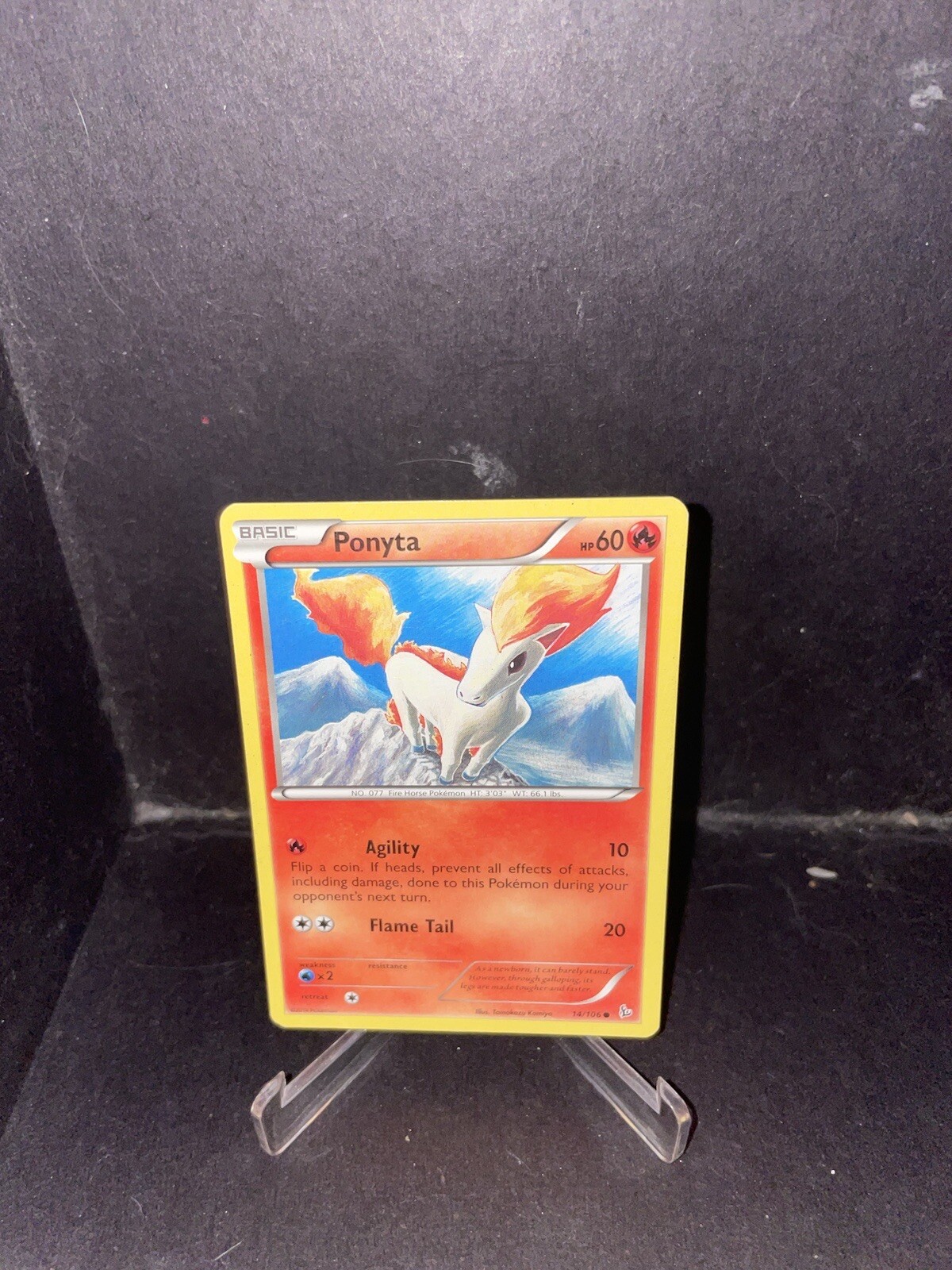Ponyta Flashfire 14/106 Pokemon TCG Regular Uncommon