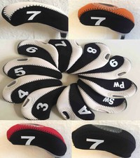 Iron Covers -many colors- 10 pieces club covers head covers from PGA Pro