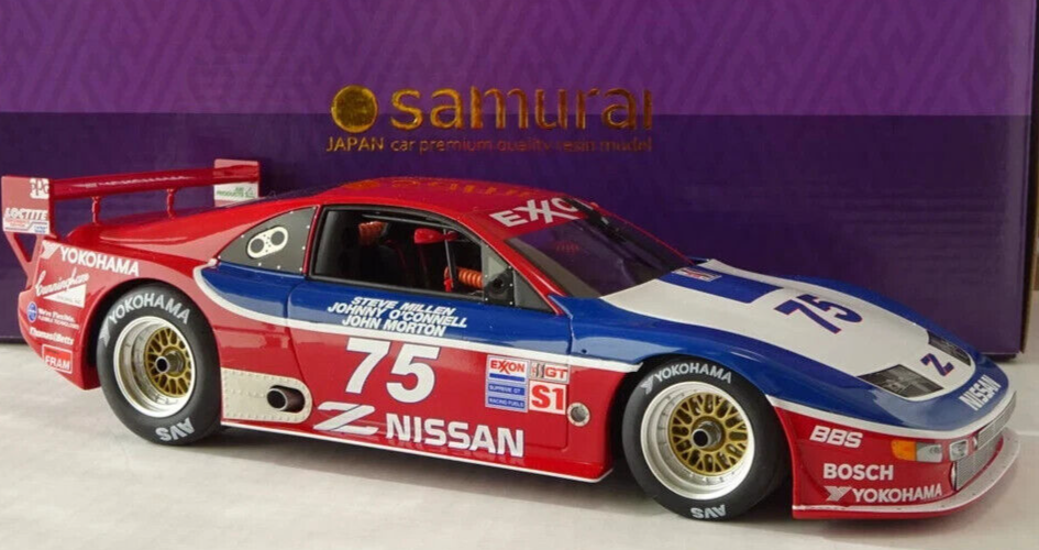 京商samurai １/１８  日産 ＩＭＳＡ ３００ＺＸ ＧＴＳ-１ ♯７５ SAMURAI 1/18scale Nissan IMSA 300ZX GTS-1 # 75 [No.KSR18053A