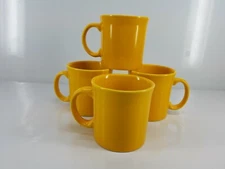 Set Lot 4 JAVA MUG daffodil yellow FIESTA WARE 12 OZ new