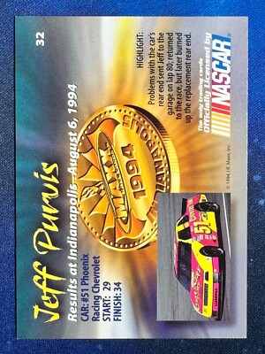 1994 Maxx Medallion #32 Jeff Purvis | eBay