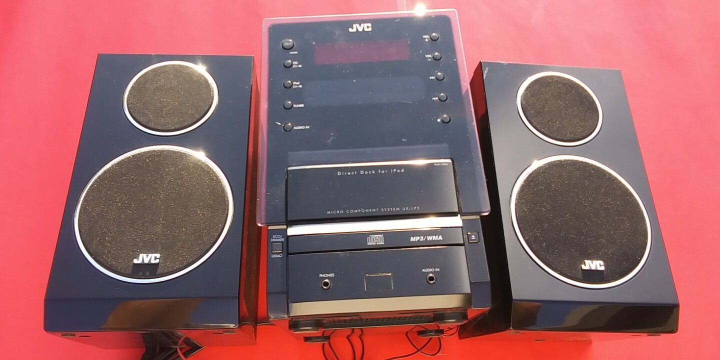 中古】JVC コンポ UX-LP55-W [ホワイト] 中古】 JVC コンポ UX-LP55-W