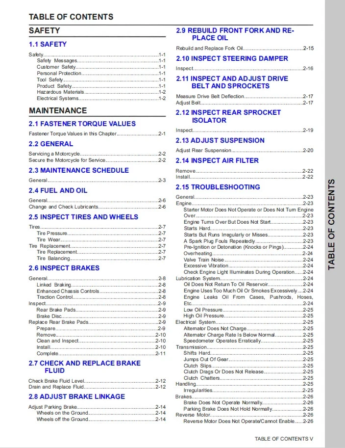 Manual de reparación de taller de servicio Harley Davidson 2020 Trike Models de fábrica encuadernado en combinación Foto 2 de 4