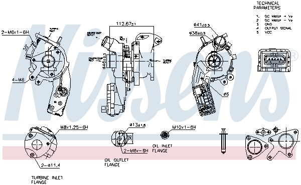 93496 NISSENS Charger, charging system for JAGUAR,LAND ROVER